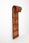 mid-century wooden toboggan
