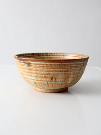 vintage handmade studio pottery bowl