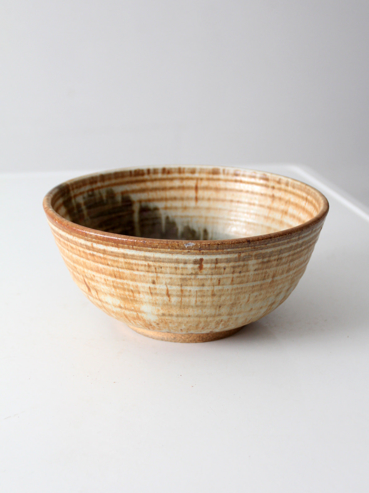 vintage handmade studio pottery bowl