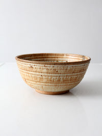 vintage handmade studio pottery bowl