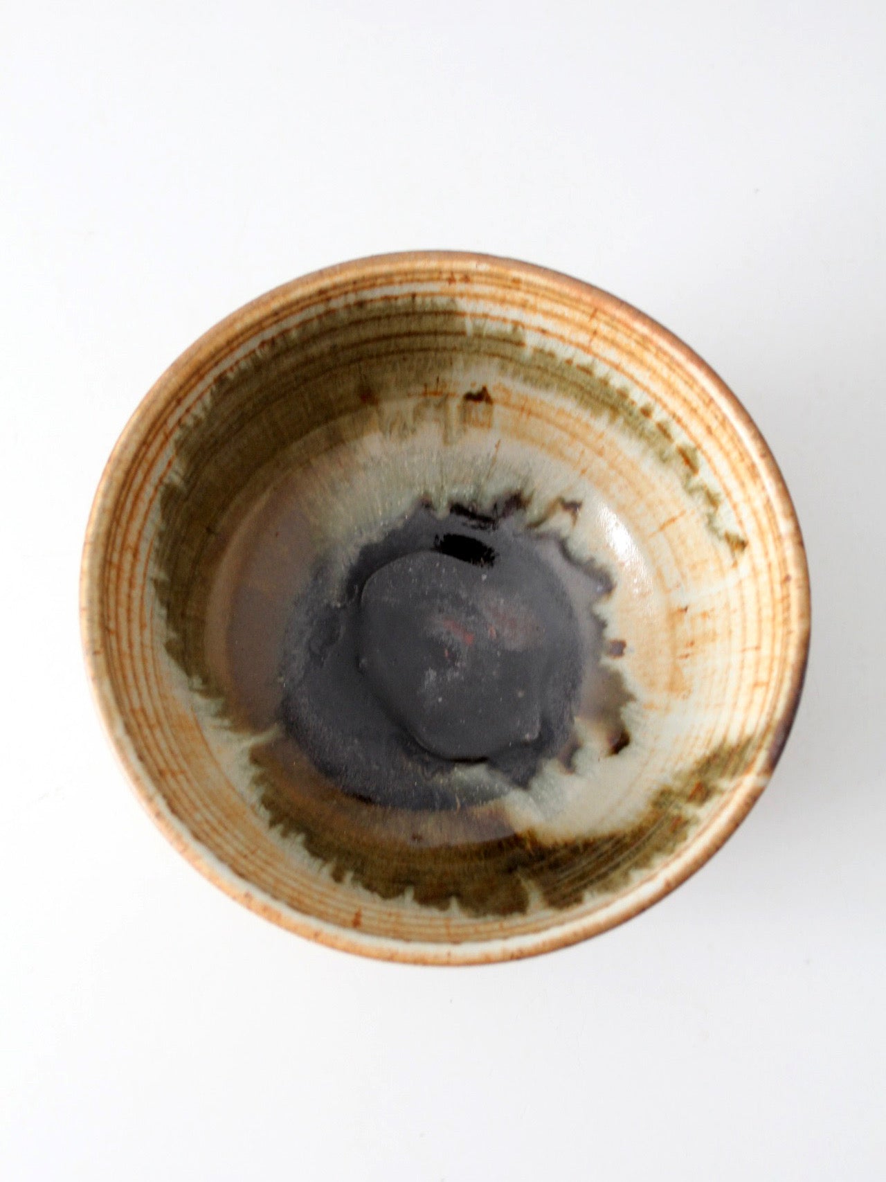 vintage handmade studio pottery bowl