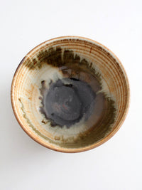 vintage handmade studio pottery bowl