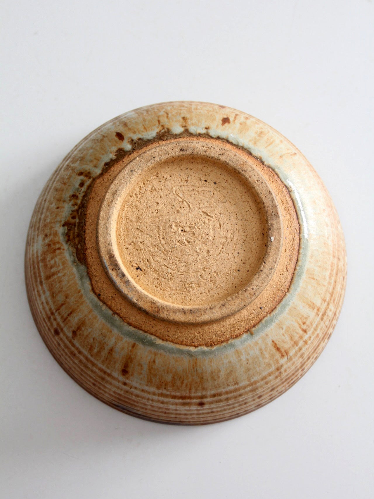vintage handmade studio pottery bowl
