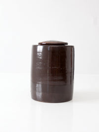 vintage studio pottery jar