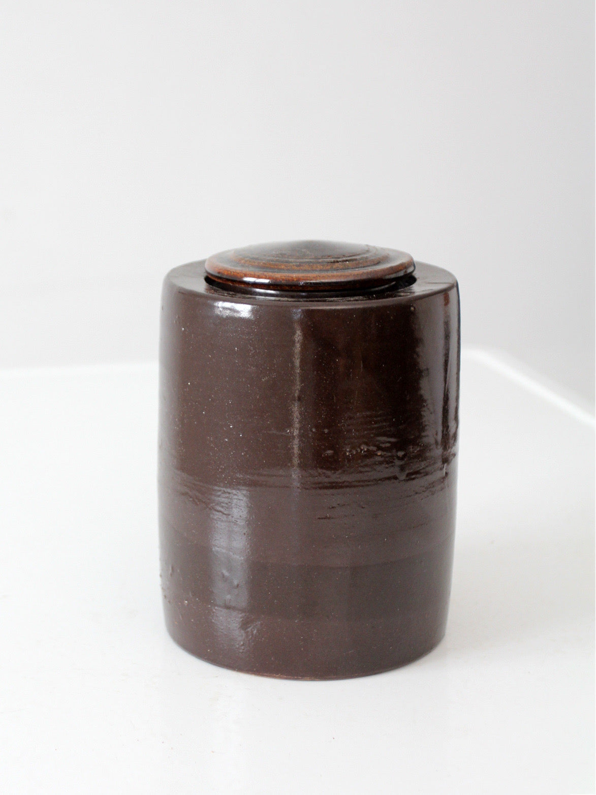 vintage studio pottery jar