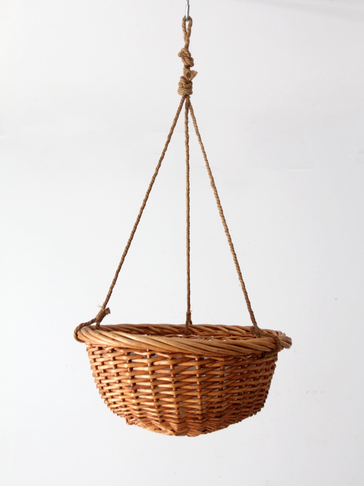 wicker hanging plant baskets vintage wicker hanging basket – 86 Vintage