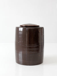 vintage studio pottery jar