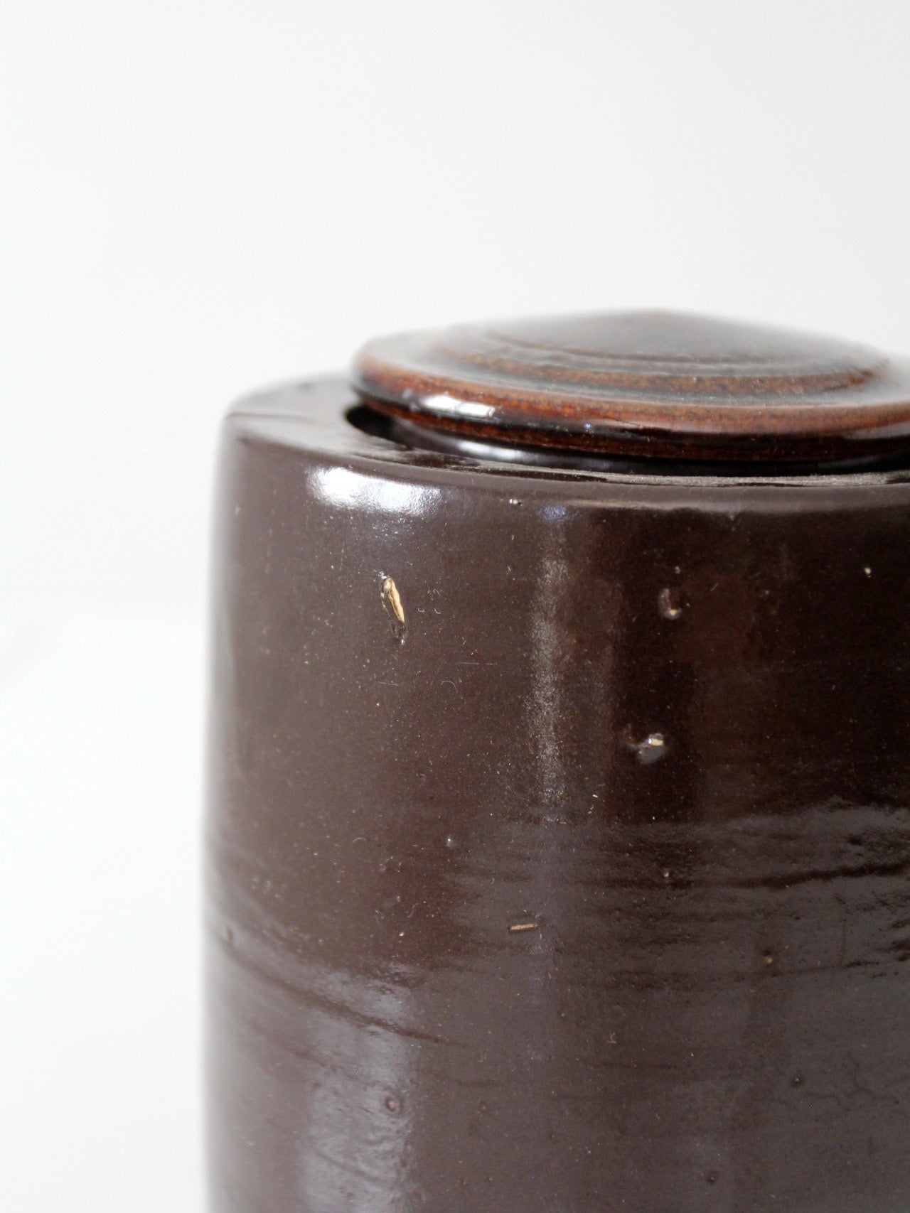 vintage studio pottery jar