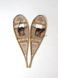 vintage snowshoes
