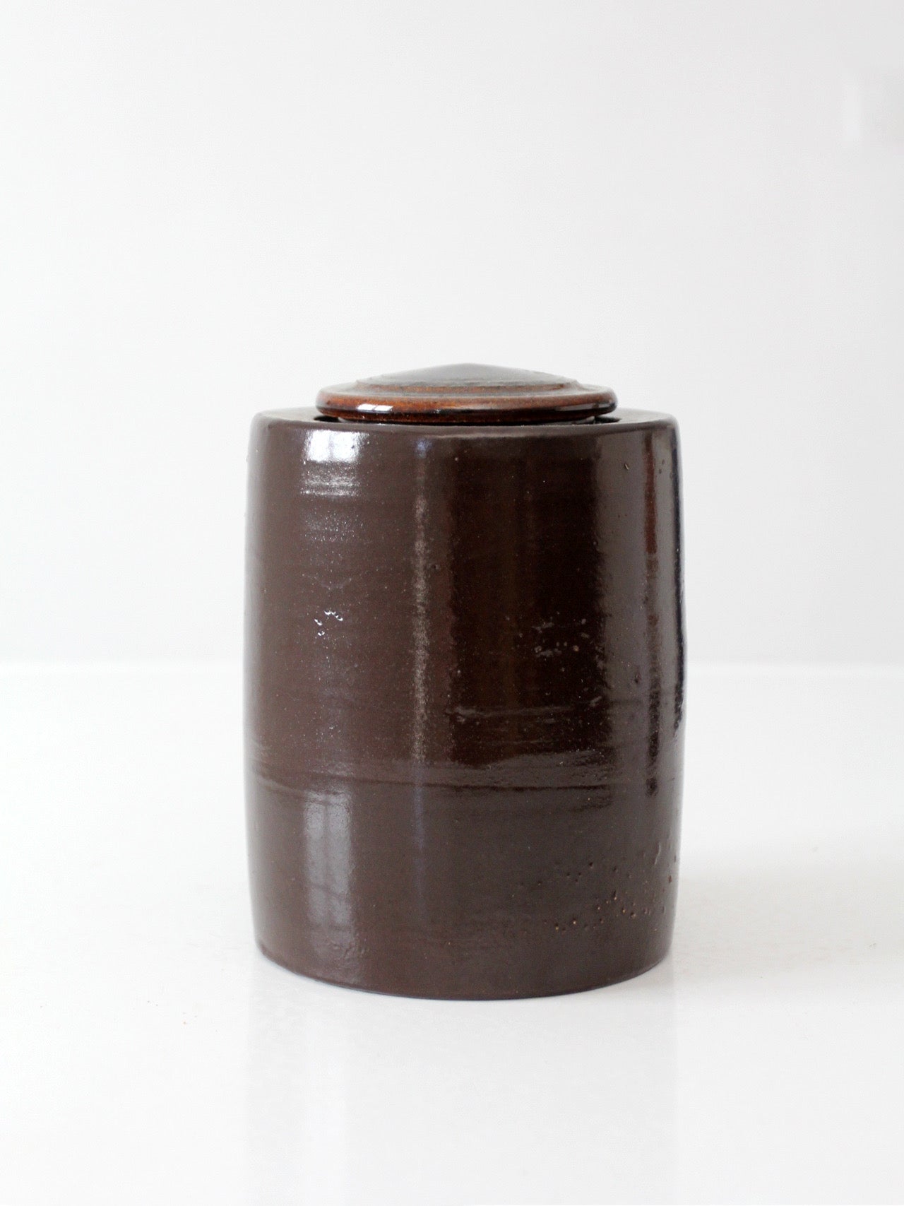 vintage studio pottery jar
