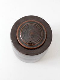 vintage studio pottery jar