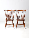 vintage Ethan Allen Windsor chairs pair
