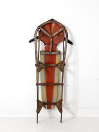 mid-century Red Rocket sled