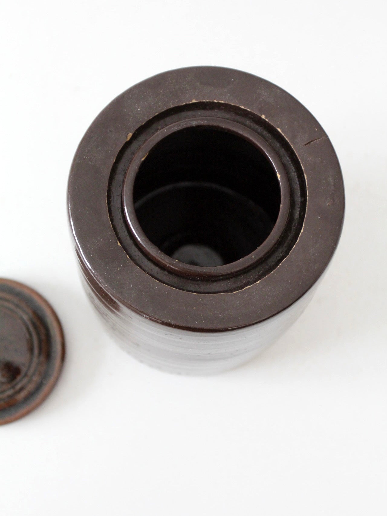 vintage studio pottery jar