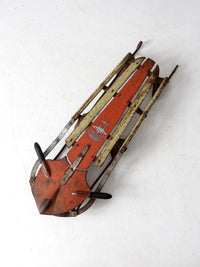 mid-century Red Rocket sled