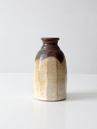 vintage handmade studio pottery vase