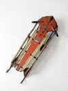 mid-century Red Rocket sled