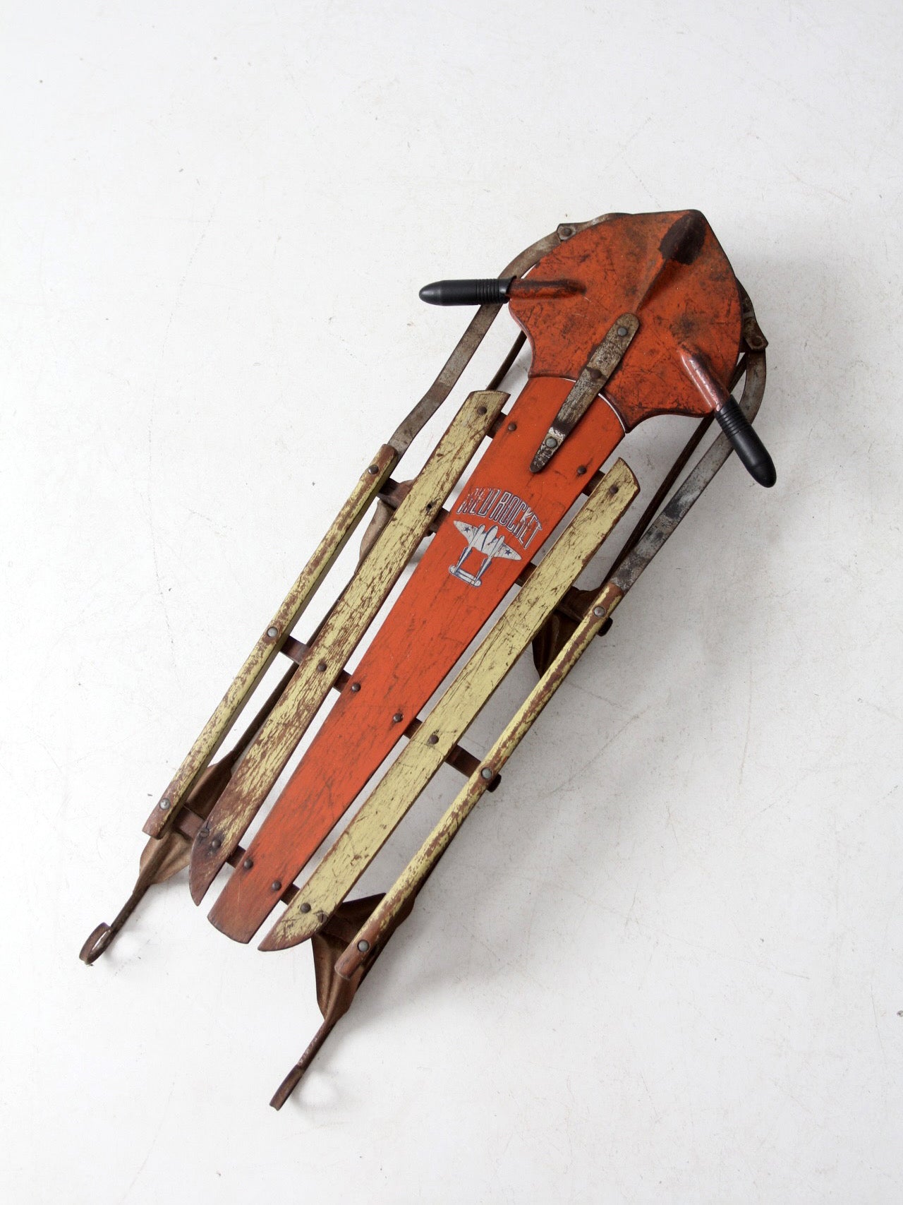 mid-century Red Rocket sled