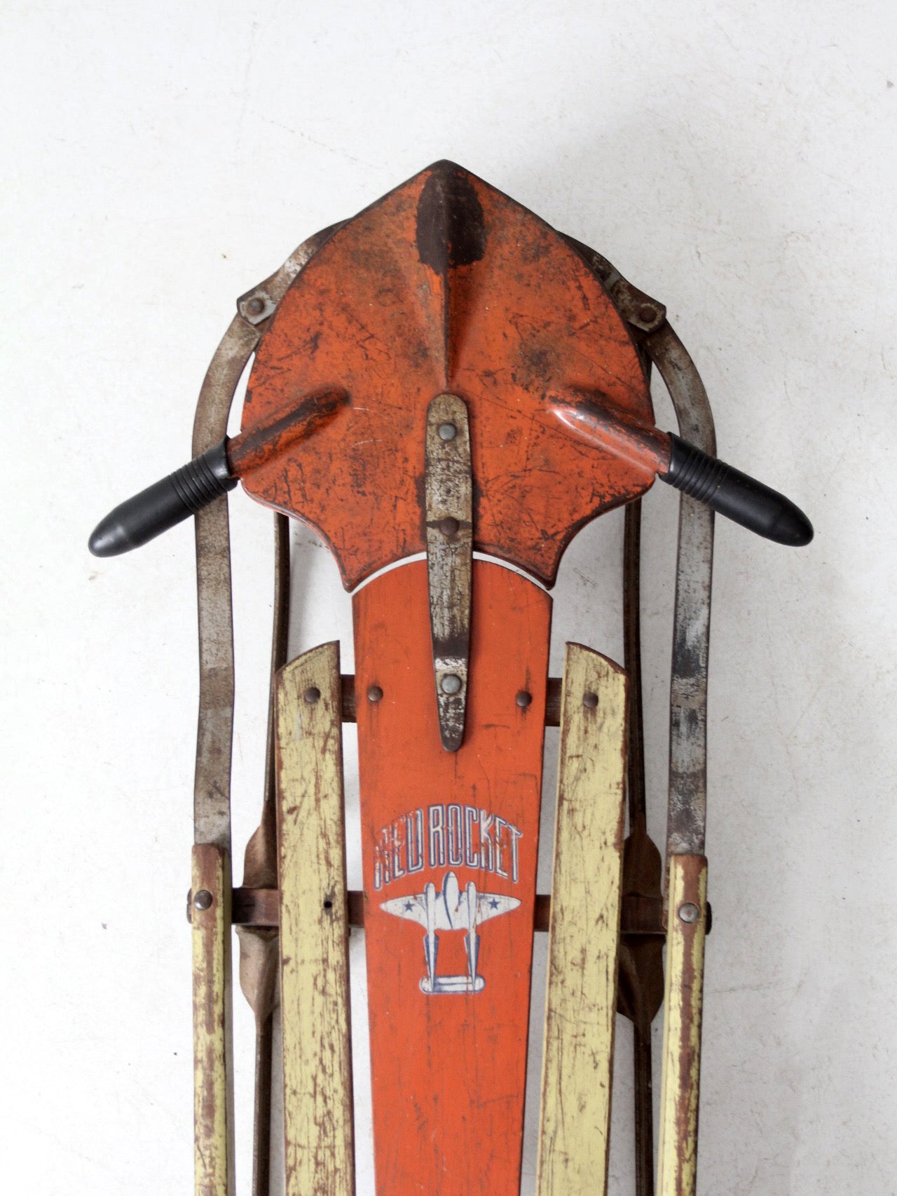 mid-century Red Rocket sled