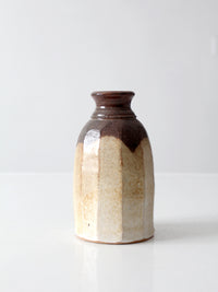vintage handmade studio pottery vase