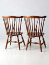 vintage Ethan Allen Windsor chairs pair