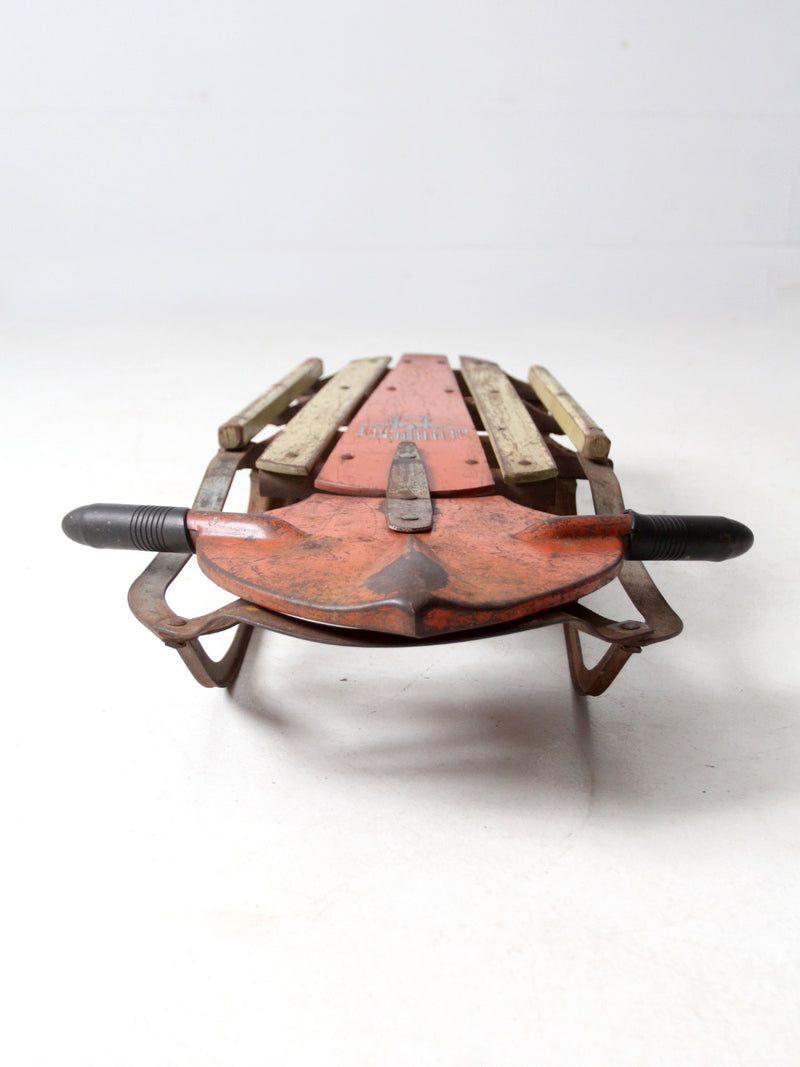 mid-century Red Rocket sled