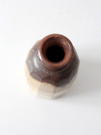 vintage handmade studio pottery vase