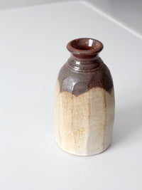 vintage handmade studio pottery vase