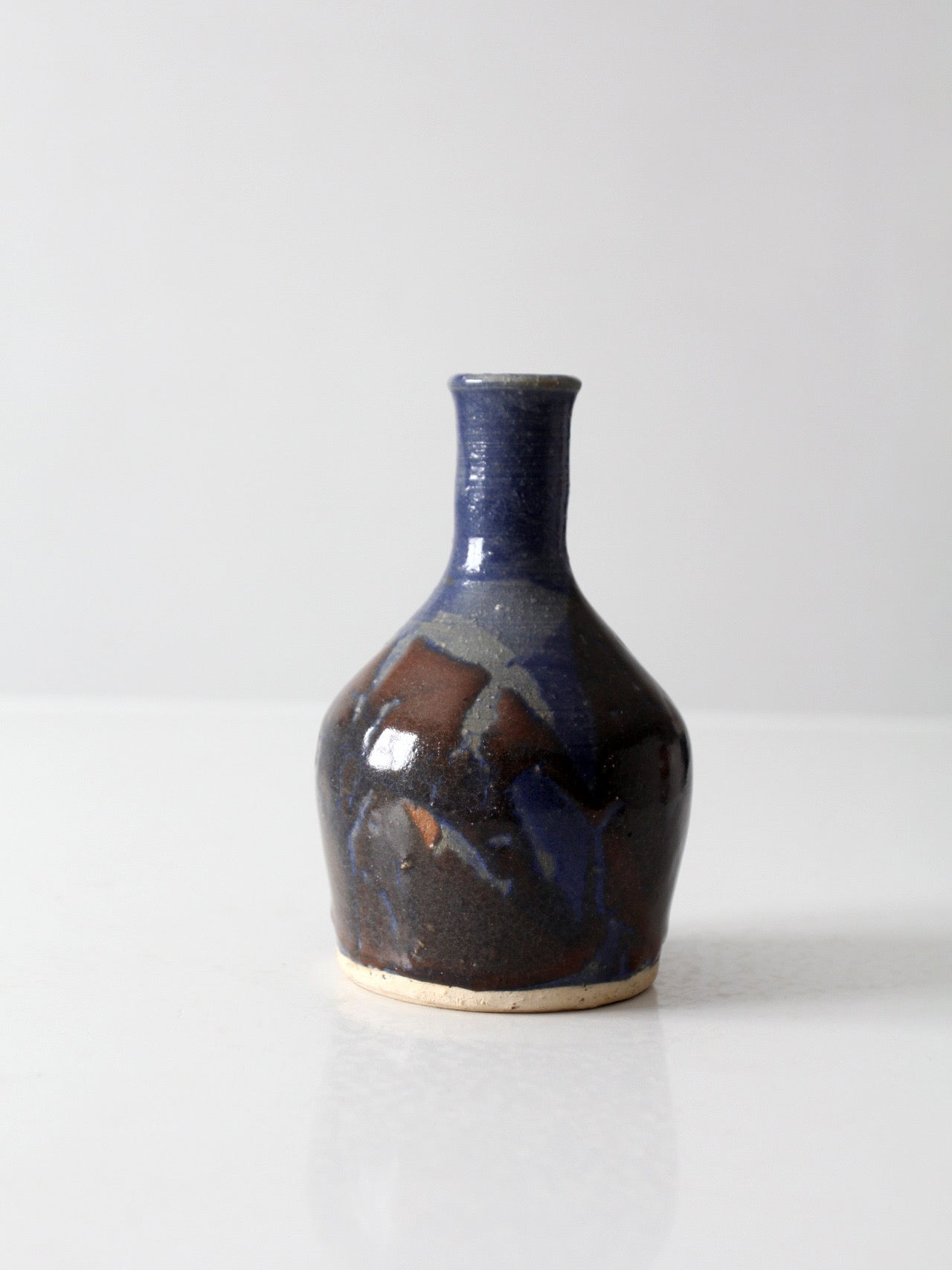 vintage 1970s handmade studio pottery vase