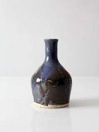 vintage 1970s handmade studio pottery vase