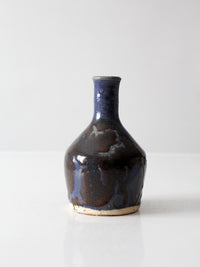vintage 1970s handmade studio pottery vase