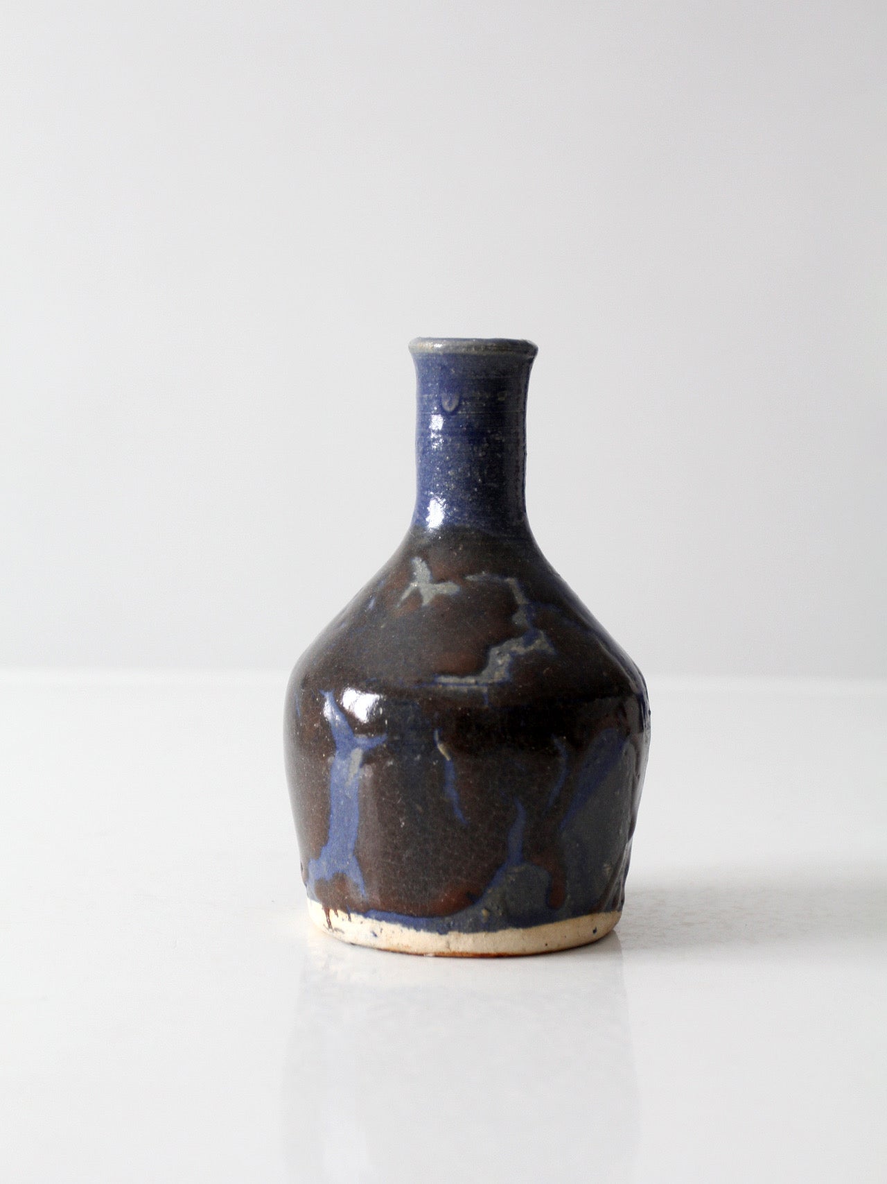 vintage 1970s handmade studio pottery vase