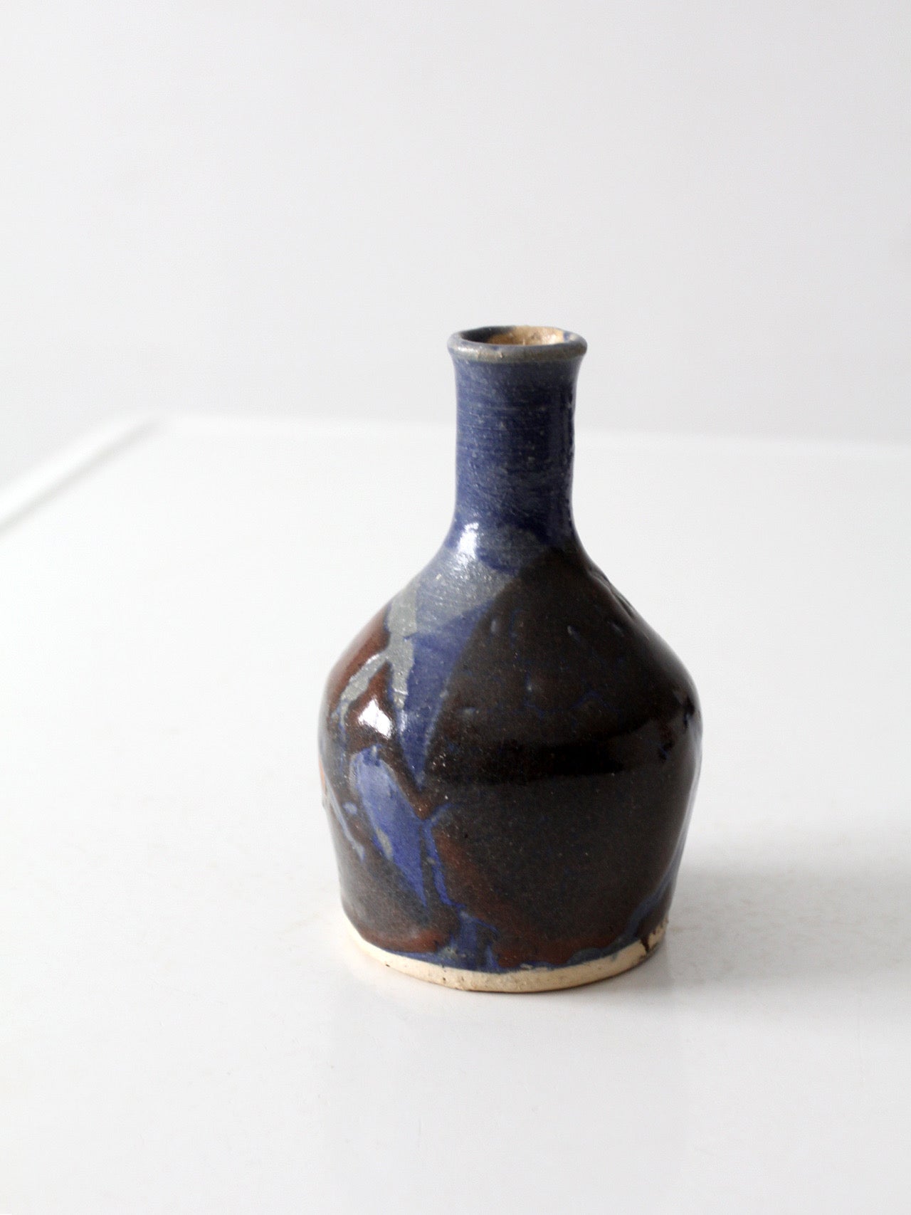 vintage 1970s handmade studio pottery vase