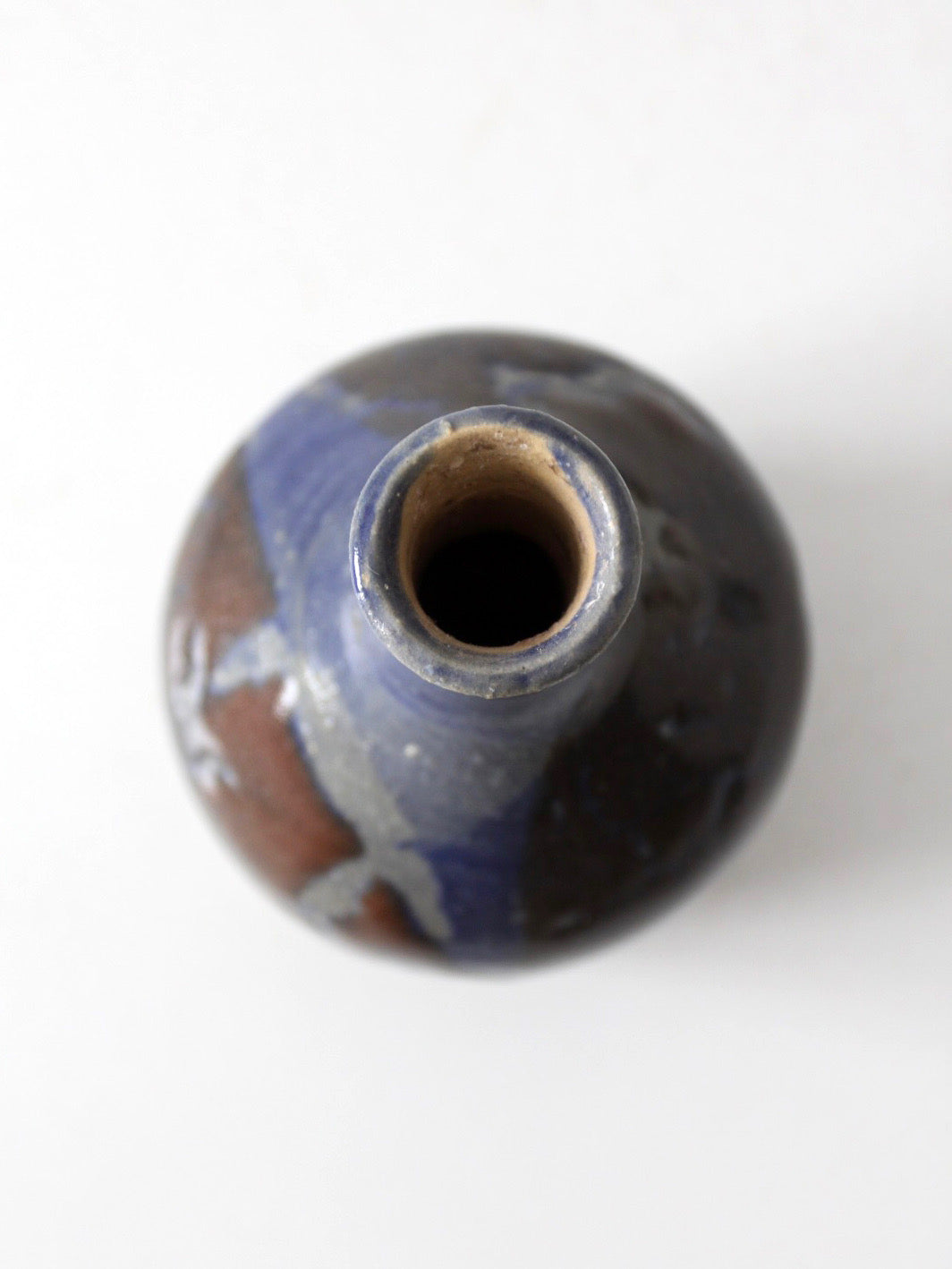 vintage 1970s handmade studio pottery vase