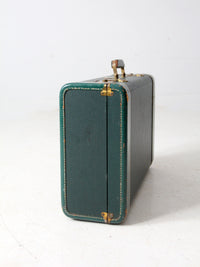 vintage green White Star luggage case