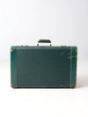 vintage green White Star luggage case