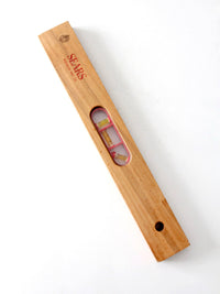 vintage Sears wood carpenter's level