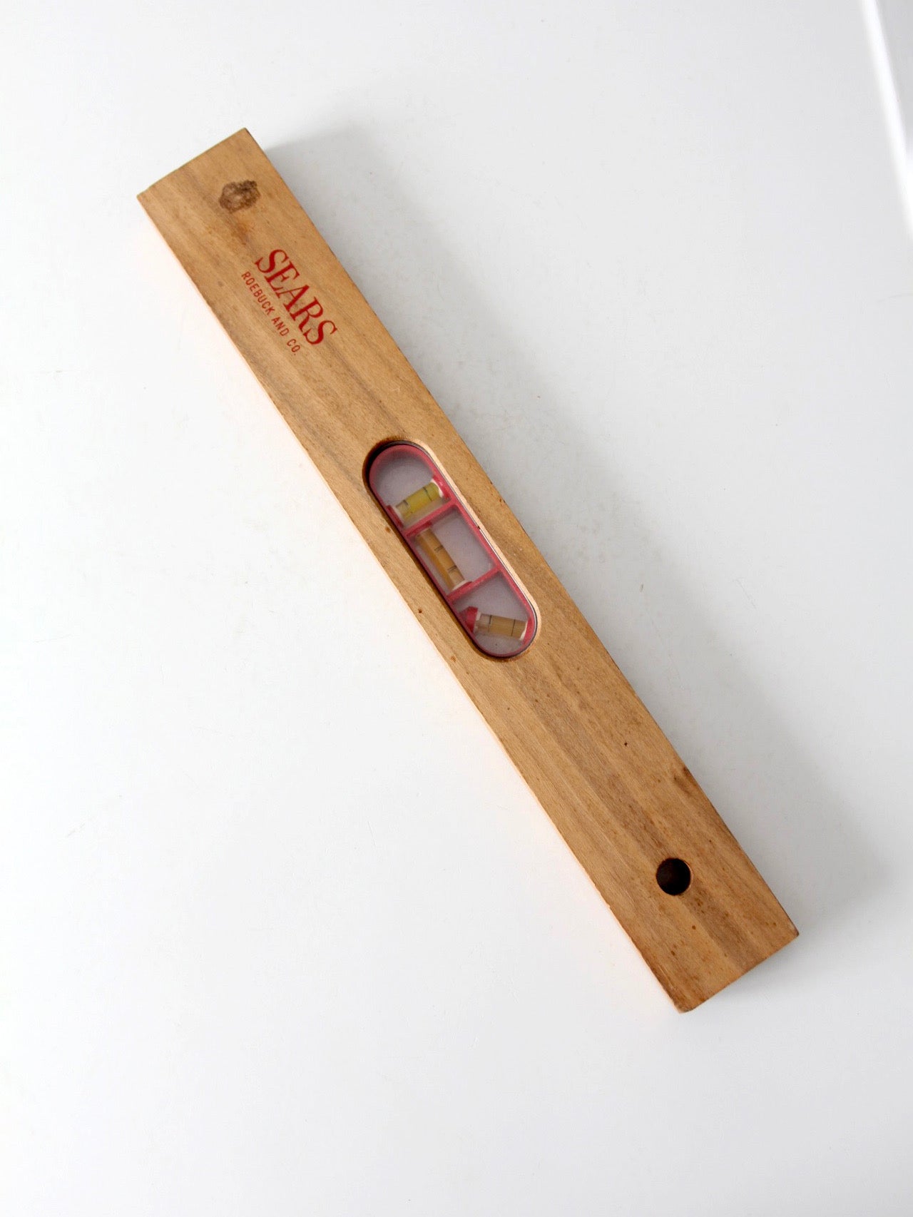 vintage Sears wood carpenter's level