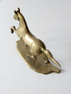 mid century brass horse figure