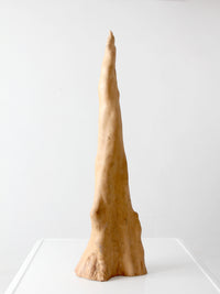 natural organic sculptural wood form