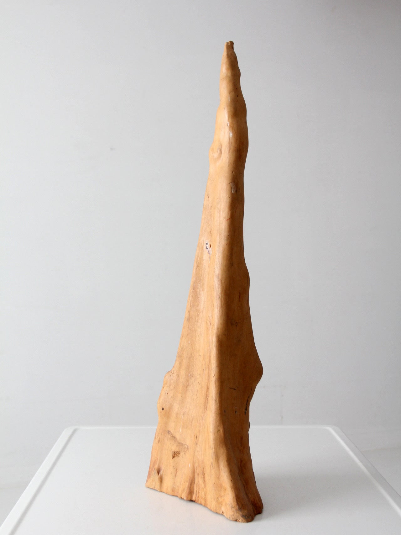 natural organic sculptural wood form