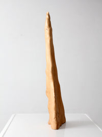 natural organic sculptural wood form