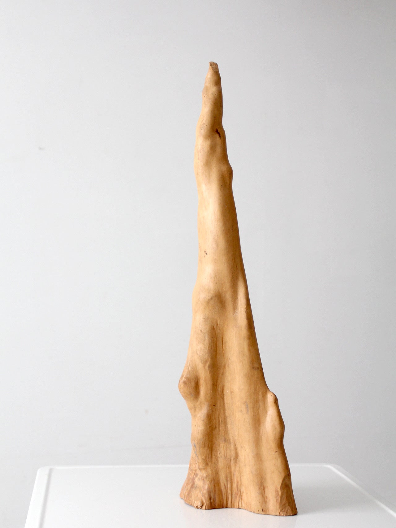 natural organic sculptural wood form