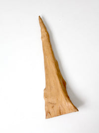 natural organic sculptural wood form