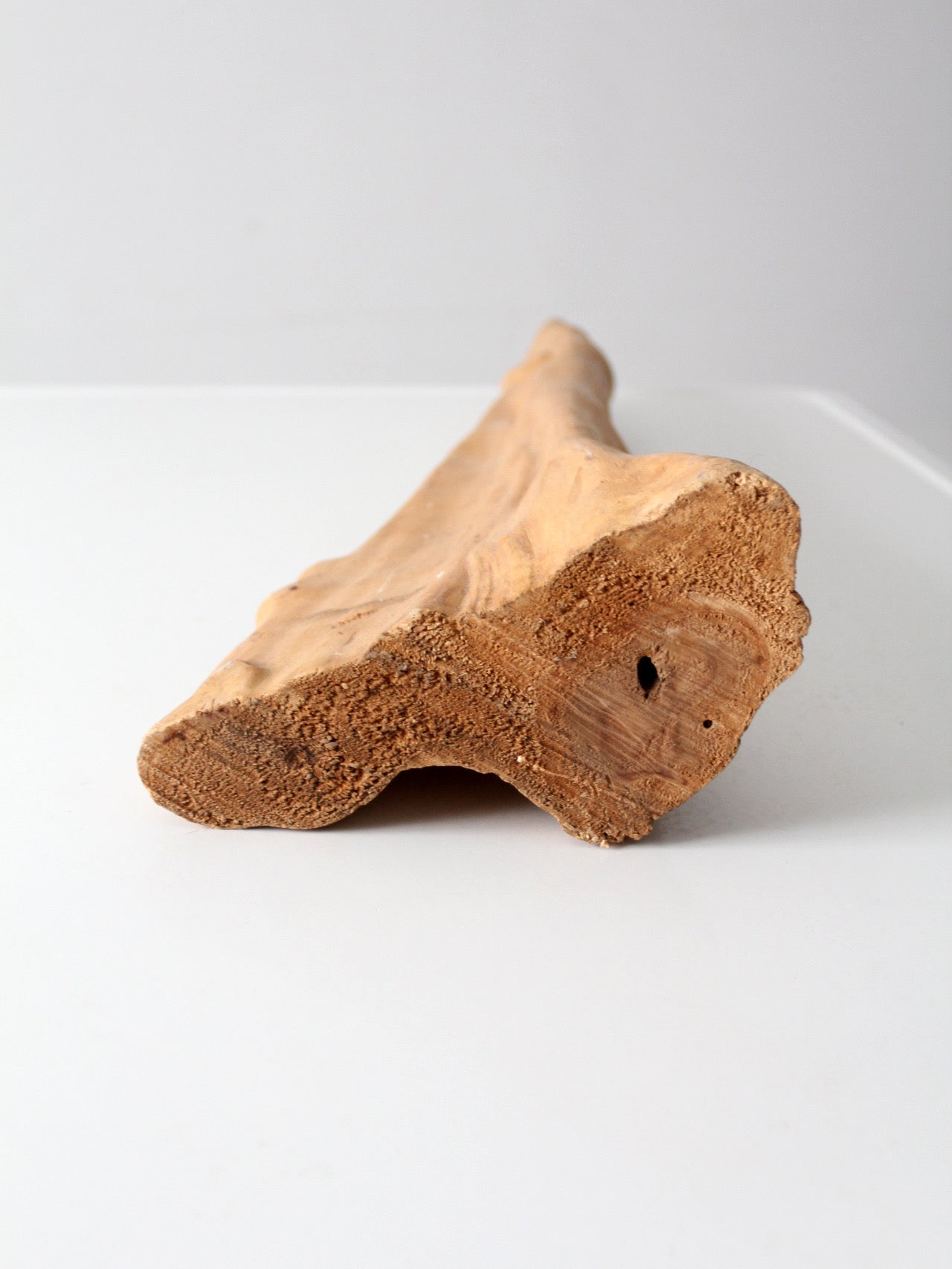 natural organic sculptural wood form