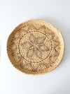 vintage woven basket tray