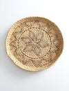 vintage woven basket tray