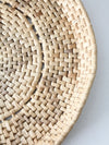 vintage woven basket tray