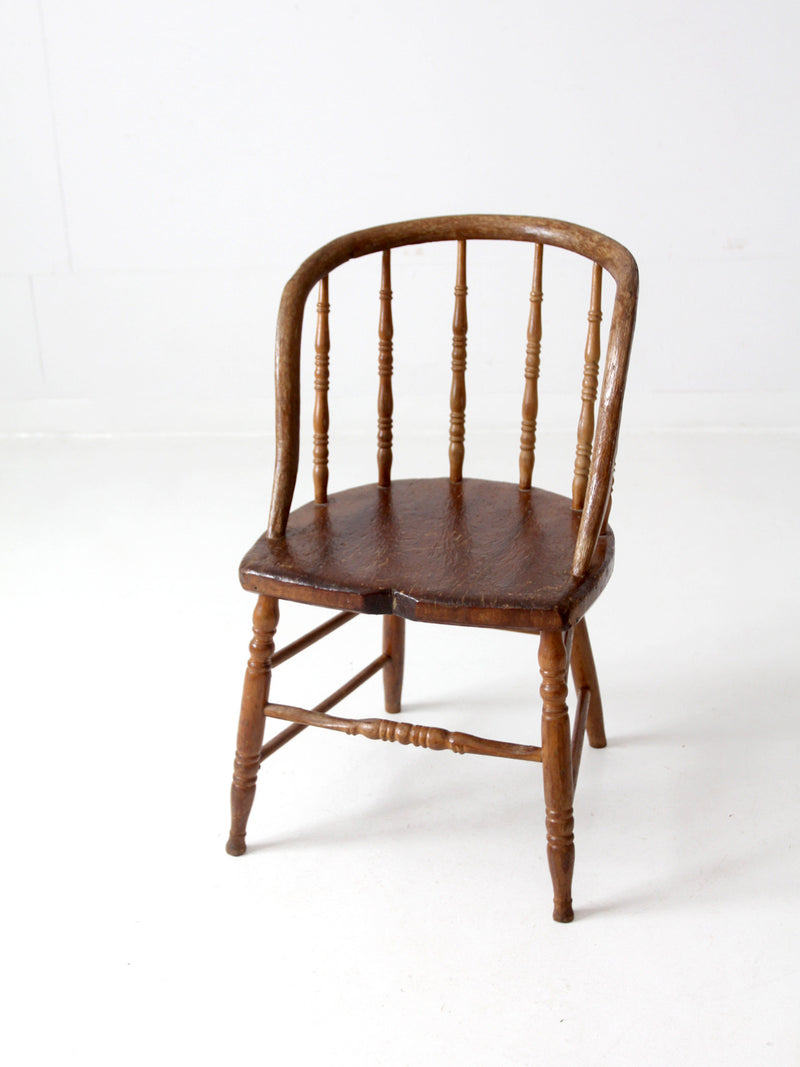 antique Windsor captains chair