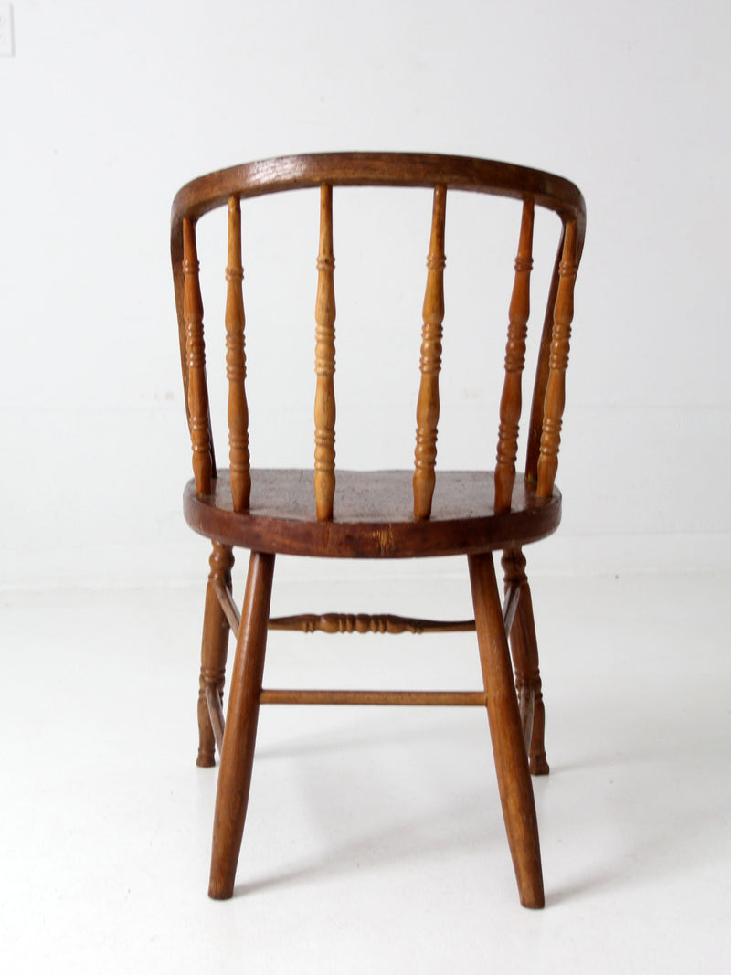 antique Windsor captains chair